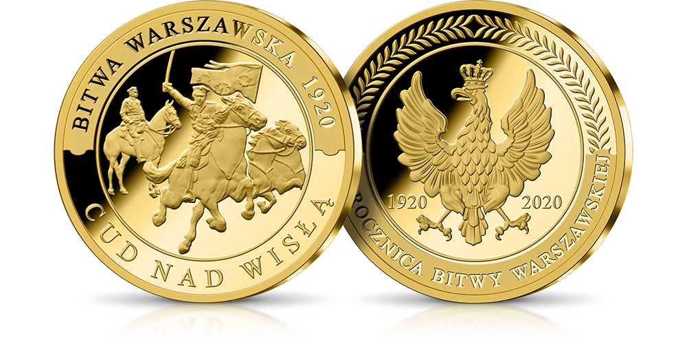 Złoty medal Bitwa Warszawska 1920 roku